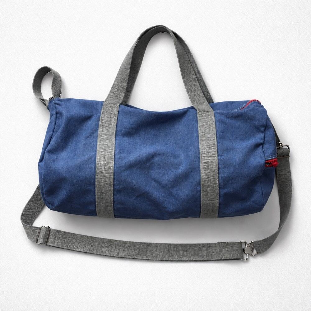 Hudson Sutler Heritage Blue/Gray Commuter Duffel Canvas Weekender Bag Paul Weiss - Picture 3 of 13